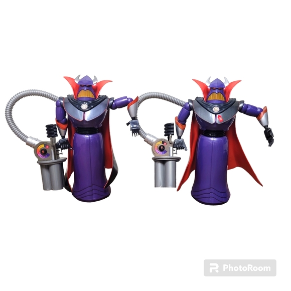 2pc Disney Pixar Emperor Zurg 14” Talking Action Figure Toy Story - WORKS ! - Picture 1 of 6